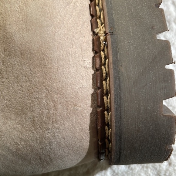 Sorel Shearling Vintage Nubuck Pisa Wool Plush Lined Lace Up Hiking Boots - Picture 10 of 13